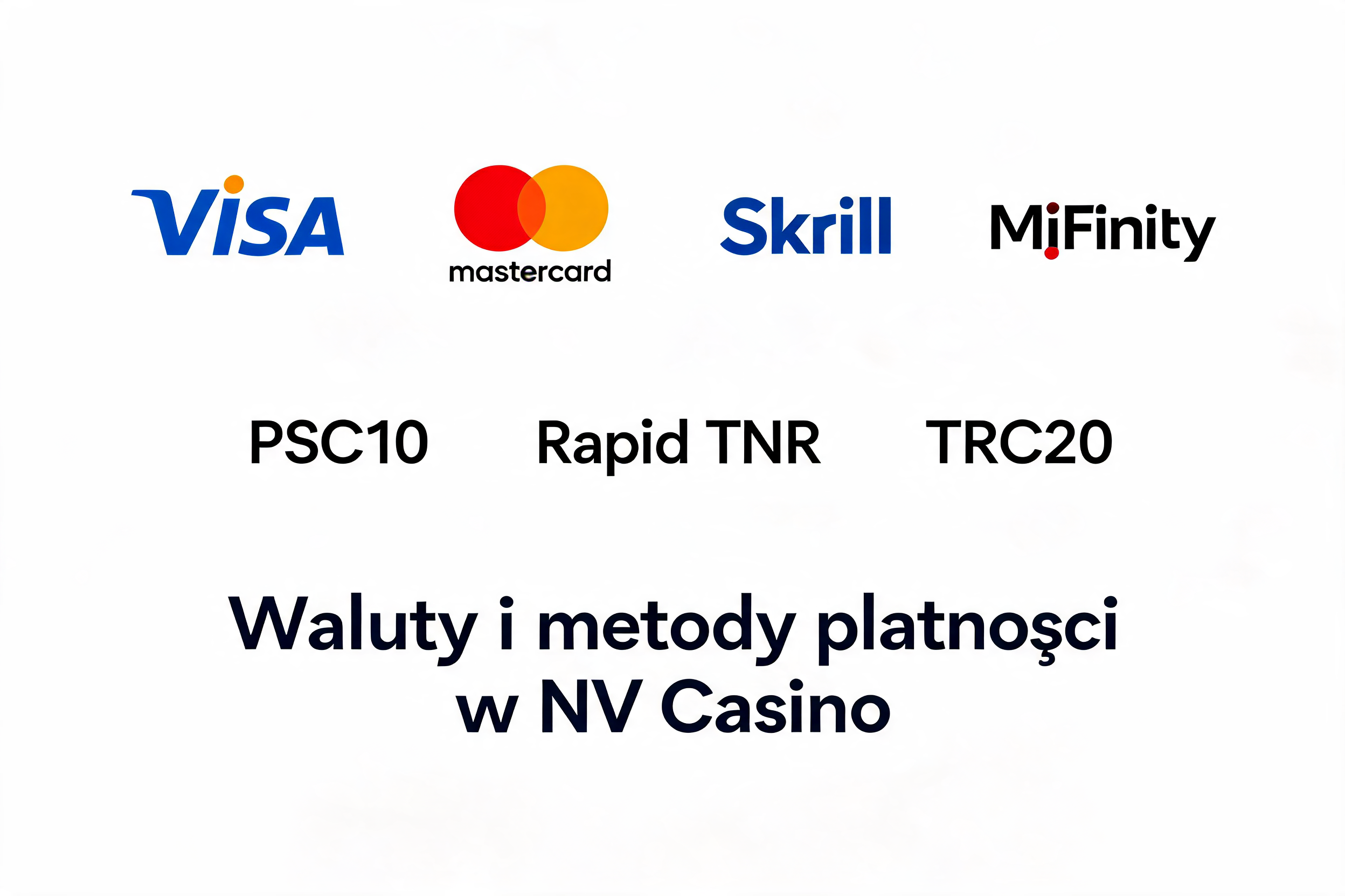 Waluty i metody płatności w NV Casino